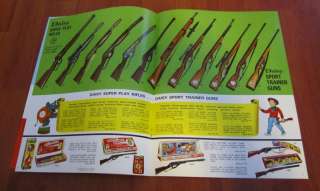 SUPER 1967 Daisy BB Gun Advertising TOY Catalog Cap etc  