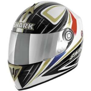  Shark RSI Motorcycle Helmet   Guintoli White/Blue/Red 