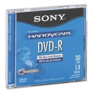  SONY Mini 8cm DVD R Disc 1.4GB 2x W/Jewel Case Silver For 