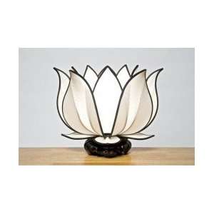  Small Blooming Lotus Lamp  White