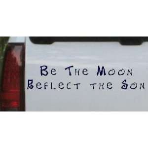  Navy 14in X 2.9in    Be The Moon Reflect the Son Christian 