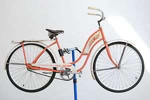 Vintage Firestone Speed Chief Ladies middleweight bicycle bike peach w 