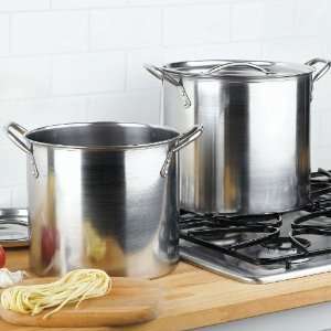    BrylaneHome Stainless Steel Stock Pot Set