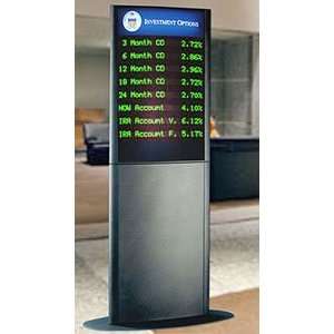  Stand Up w/ Light Box Programmable Green LED Sign Display 