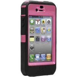  High Quality Otterbox iPhone 4 Defender Case Black & Pink 