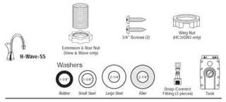 InSinkErator H WaveSN SS Hot Water Dispenser Faucet ISE  