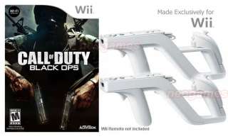 Wii Call of Duty Black Ops Bundle + 2x Zapper Guns NEW  