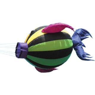   Motion Willie Koch Rainbow Puffer Fish / Inflatable Line Kite.  