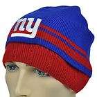 NFL New York Giants Blue Red Double Knit Hat Beanie Toque Womens 