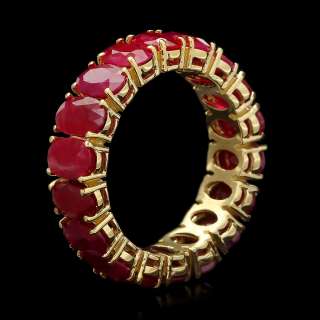 5800 CERTIFIED 14K YELLOW GOLD 10.00CT RUBY RING  