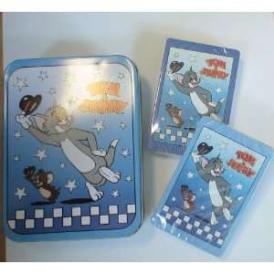  Vintage 1989 Tom and Jerry Playing Cards w/ Tin 