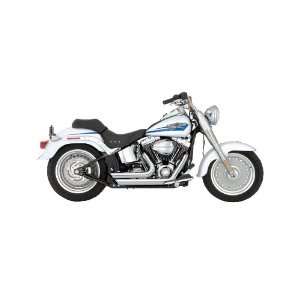 Vance & Hines Chrome Shortshots Staggered Exhaust System for 1986 2011 