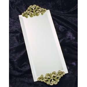  Beautiful Jeweled Vanity Mirror Tray  Dolce Brindisi 