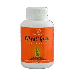 Lifestream Wheatgrass 120 Capsules Herbs & Plants Well Being   Size 