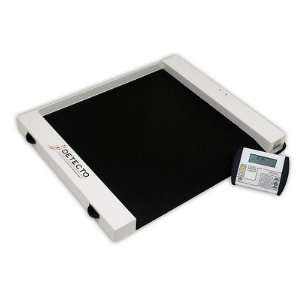Detecto Wheelchair Scale Digital Semi Portable 500lb X .2lb 225X.1KG 