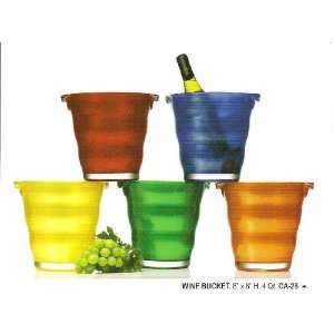  Silky Shades Acrylic Round Wine Buckets